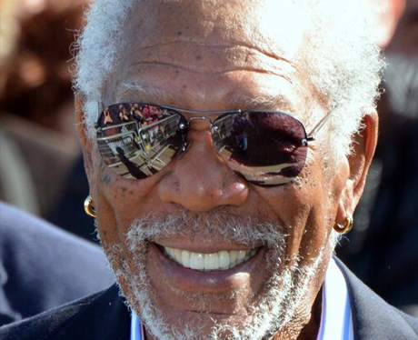 Morgan Freeman After Cosmetic Dentistry